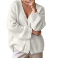 thumbnail image 2 of Endives Cardigan Sweaters for Women Oversized Chunky Open-Front Batwing Long Sleeve Knit Cardigan Sweater Coat Loose Fall M, 2 of 4