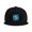 Black, variant on Flat Bill Snapback Hats for Men Women Galaxy Nebula Space Hip Hop Style Plain Baseball Cap Black