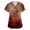AC03-Deep Red, variant on Scrubs For Women Halloween Scrub Tops Pumpkin Fun Print Nurse Shirt Plus Size V Neck Short Sleeve Workwear Uniforms Light Purple S