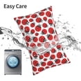 thumbnail image 6 of Salouo Cartoon Ladybug Pattern Pillow Cases,1PC Pillow Covers with Envelope Closure Decorative Pillow Case for Bed Couch,Pillows Not Included-16"x24", 6 of 6