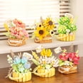 thumbnail image 5 of Funtogether Toys Flower Basket Building Set, Artificial Flowers Building Blocks, Botanical Collection Creative DIY Toy for Home Decor, Never-Withering Blooms, Gift for Adults and Teens (8 Styles), 5 of 6