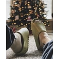 thumbnail image 4 of Summer Coconut Yeezy Grandpa Slippers Male Slide Bone White Bean Green, 4 of 4