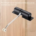 thumbnail image 6 of Mounted Door Closer easy to install Automatic Stopper for Shed Doors , black, 6 of 8