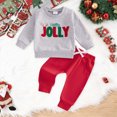 thumbnail image 3 of Towmus Toddler Baby Girl Boy Christmas Outfits 3 6 9 12 18 24 Month 2t 3t Thanksgiving Sweatshirt Top+Pant Fall Clothes Set, 3 of 9