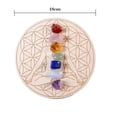 thumbnail image 4 of cristal natural Piedra Curativa De Cristal + Placa De Madera Colección De Crudo Gem Spiritual Lucky C, 4 of 5