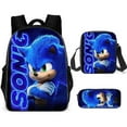 thumbnail image 1 of Sonic Primary School School Bag Three-piece Set Anime Cartoon Backpack Shoulder Bag Pencil Case High Quality Ultra-high Quality Advanced Customization, 1 of 5