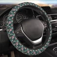 thumbnail image 3 of Lsque Rose Flowers Ultra Soft Car Steering Wheel Cover for Women, Standard 15 inch Size for Truck Van SUV Auto, 3 of 8