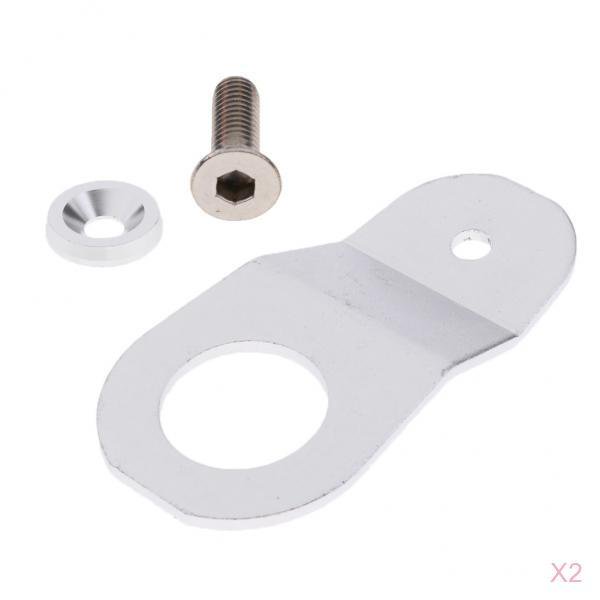 Soporte de Aluminio del Radiador del Coche 2PCS Para EK 92-95 Baoblaze Soporte del soporte de la estancia del radiador