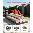 VEVOR, Yard Drag Sled, 1500lbs Heavy Duty Utility Sled with Ropes ...