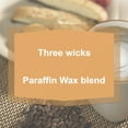 thumbnail image 6 of Mainstays Hazelnut Cream Scented 3-Wick Glass Jar Candle, 11.5oz, 6 of 7