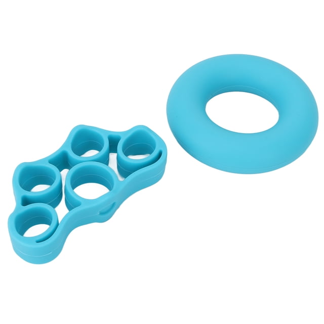 Kit de Anillo de silicona para ejercitar los dedos Sincero Anillo de fuerza de agarre de mano azul 40 lb 8.8 lb