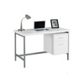 thumbnail image 1 of Monarch Specialties Computer Desk, Home Office, Laptop, Left, Right Set-up, Storage Drawers, 48"l, Work, Metal, Laminate, White, Grey, Contemporary, Modern, 1 of 2