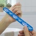 thumbnail image 2 of Momma Shark and Baby Swimming in Ocean Double-Sided Nail File Emery Board Set 4 Pack, 2 of 3