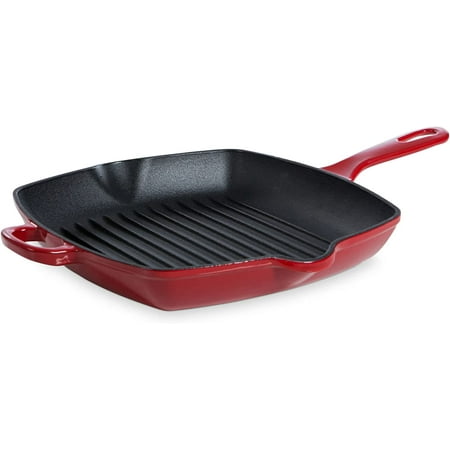 

Bourgogne Enameled Cast Iron Induction 7 Piece Nonstick Cookware Set PFAS Free Dishwasher Safe Black