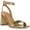 Gold, variant on Womens Winnii Patent Ankle Strap Dress Sandals