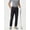 Black, variant on Men's Lightweight Golf Pants Quick Dry 4-Way Stretch Polyamide Athletic Casual Trousers with Elastic Waist