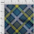 thumbnail image 1 of oneOone Georgette Viscose Fabric Tartan Check Print Fabric By Yard 42 Inch Wide, 1 of 4