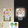 thumbnail image 2 of Yayeee LED Plug in Night Light for The Home with Auto Dusk to Dawn Light Sensors, 2 Pack, Pink Donut, 2 of 6