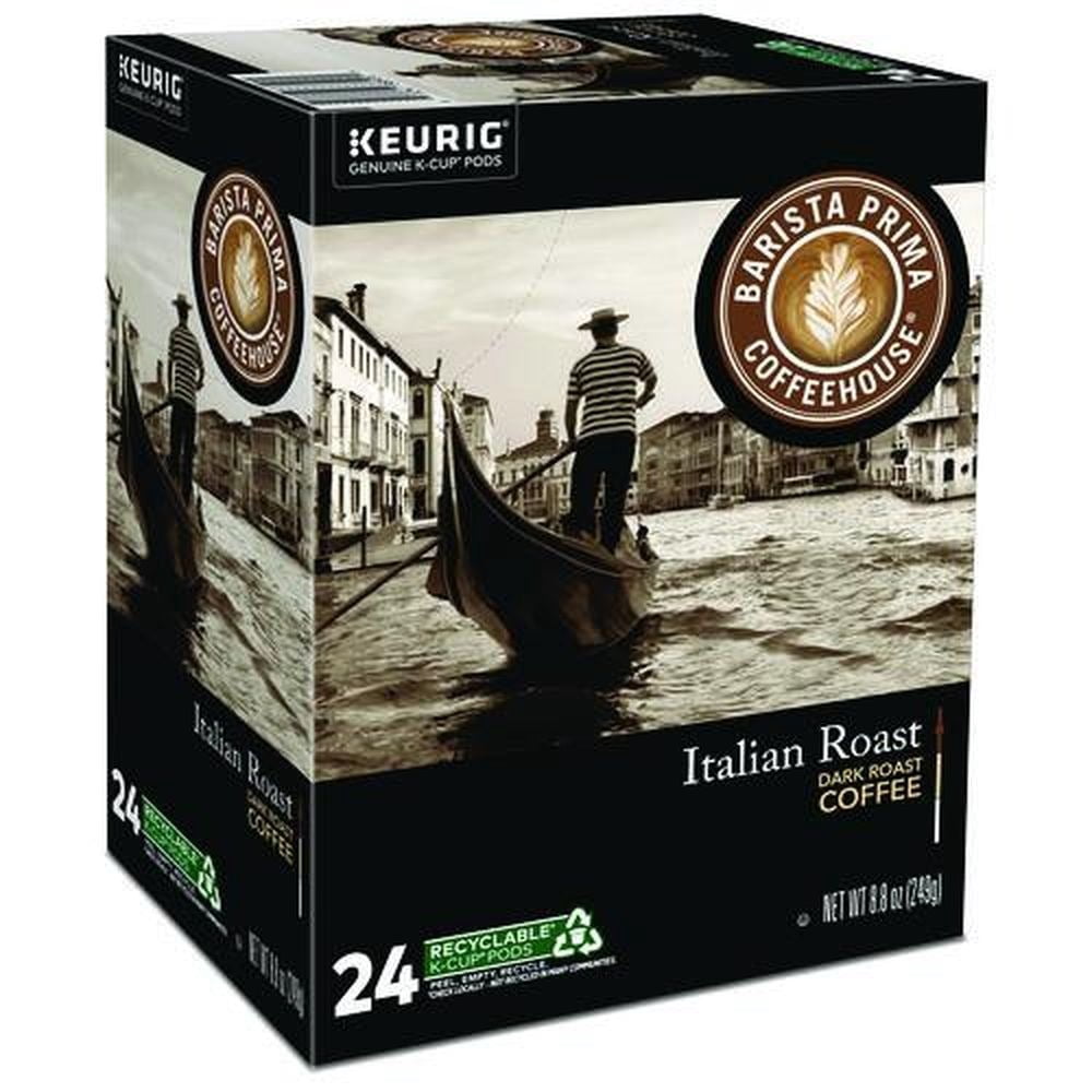 Barista Prima Coffeehouse® Single-Serve Coffee K-Cup® Pods, Italian Roast, Carton Of 24