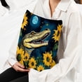 thumbnail image 6 of Crocodile Stylish Velvet Throw Pillow Covers Set of 2 with Unique Patterns for Bed Pillow - 16x16, 18x18, 20x20 Inches for Various Occasions, 6 of 6