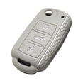 thumbnail image 2 of Funda de silicona para llave remota de coche, protección para llaves, color gris, 2 of 9