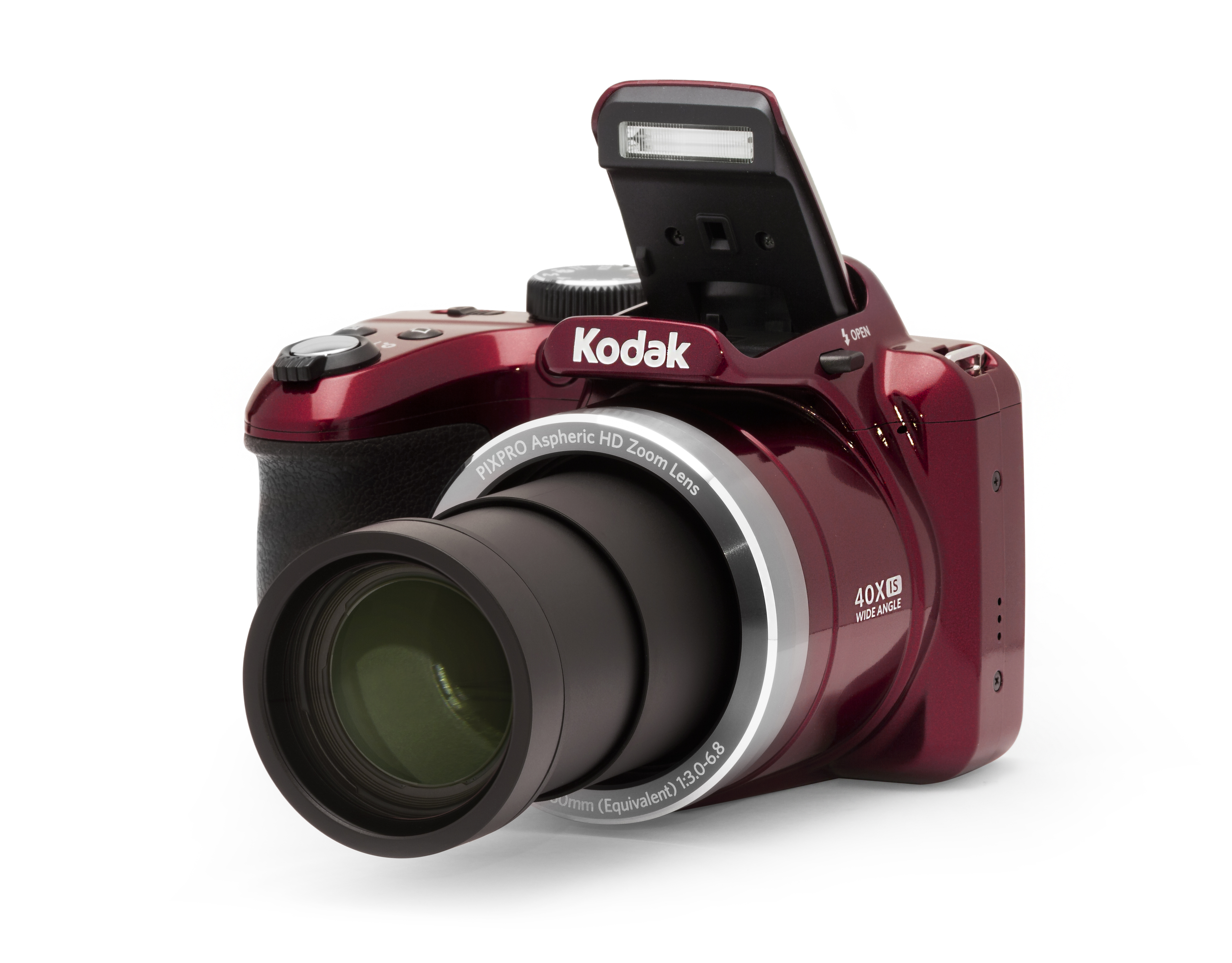 KODAK PIXPRO AZ401 Bridge Digital Camera - 16MP 40X Optical Zoom HD720p video (Red) - image 14 of 15