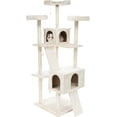 thumbnail image 3 of TRIXIE Celeste Plush 4-Level 69" Cat Tree  Sisal Scratching Posts Condo & Cat Toy Cream, 3 of 8