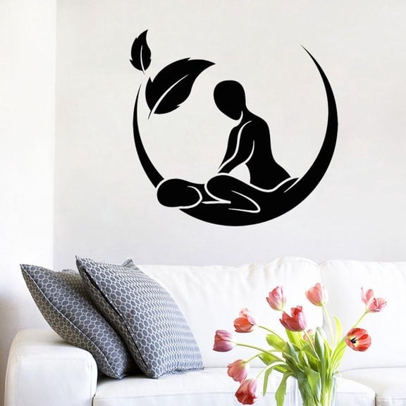 Massage Salon Spa Wall Sticker Beauty Health Wall Decals Girls Room Decoration Bedroom Wall Art Murals Wallpaper Poster 30x28cm