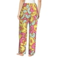 thumbnail image 3 of Daiia Donut and Blue Women's Sleep Pant with Pockets and Drawstring,Pajama Pants-X-Large, 3 of 9