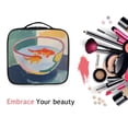 thumbnail image 6 of FORMRS Travel Makeup Bag Large Capacity Train Case Cosmetic Organizer with Adjustable Dividers, Goldfish Bowl, 6 of 8