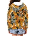 thumbnail image 5 of chaqlin Cats Hoodies for Girls 14-16 Casual Full-Zip Hoodie Sweatshirts Long Sleeve Hooded Jacket Lightweight Loose Fit Sports Outerwear with Pockets, 5 of 6