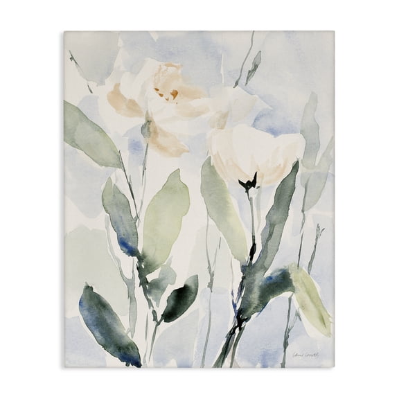 Stupell Industries Traditional Traditional White Flower Blossoms Watercolor Detail Canvas Art, 16 x 20, by Lanie Loreth