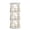 White-3tier, variant on 4 Tier 360° Rotating Bookshelf Tower, Tall Spinning Bookcase with 20 Compartments, Space Saving Round Display Shelf, Freestanding Corner Storage Organizer for Bedroom, Living Room & Home Office,White