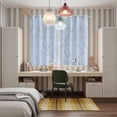 thumbnail image 4 of Blue Branches Kitchen Curtains Window Panels, Vintage Art Farmhouse Insulated Window Treatment Curtain, Grommet Curtains for Bedroom/Living Room/Bathroom, 2 Piece 42"Wx63"L, 4 of 8