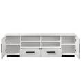thumbnail image 2 of Matilda 70.5" White Finish Engineered Wood TV Stand with Drawers, 2 of 2