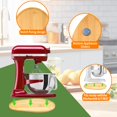 thumbnail image 4 of Bamboo Sliding Mat Compatible with KitchenAid 6/7/8 Quart Bowl-Lift Stand Mixer,Mixer Moving Tray Attachments Kitchen Countertop Storage Accessories, 4 of 6