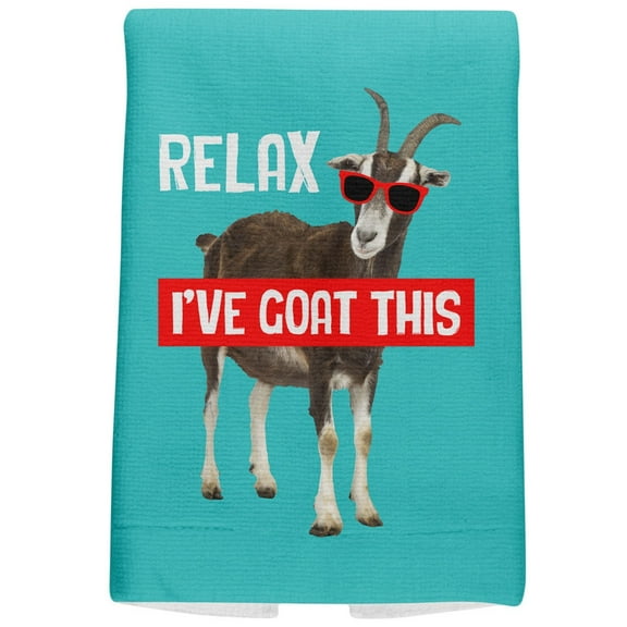 Relax I've Goat Got This All Over Hand Towel