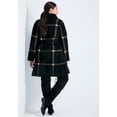 thumbnail image 2 of Avenue Women's Plus Size Gigi Check Sweater Coat, 2 of 2