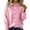 05#Pink, variant on Womens Button Up Cardigan Sweaters Chunky Knit Long Sleeve Lapel Collared Tops Fall Winter Fashion Clothes Army Green L