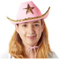 thumbnail image 6 of Western Cowboy and Cowgirl Hats for Kids, Pink Sparkly (4 Pack), 6 of 8