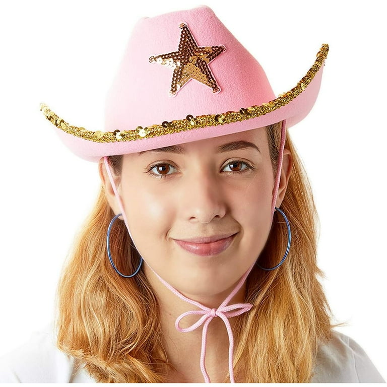 Pink cowboy on sale hat near me
