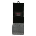 thumbnail image 6 of MeMoi Donegal Cuffed Fleece Knee High Socks - Womens - Female, One Size, Black-Dark Gray, 6 of 7