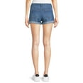 thumbnail image 3 of No Boundaries Juniors Curvy Mom Shorts, 3 of 5