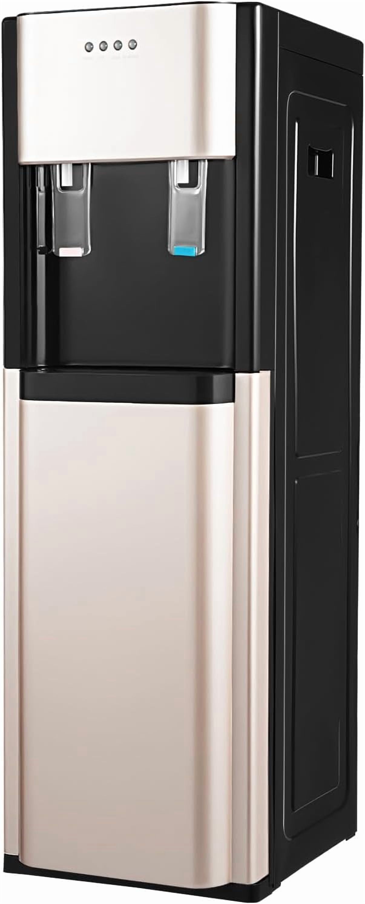 Water Cooler Dispenser for 5 Gallon Bottle 620W Bottom Loading Water Cooler Dispenser with Hot & Cold Water Stainless Steel Water Dispenser for Homes, Kitchens, Offices