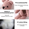 thumbnail image 3 of Oso De Peluche De Juguete, Oso Encantador Suave, Juguete De Peluche Corto Con Bonito Lazo, Muñeco De Oso De Empuje Decorativo, Colgante De Adorno De Escritorio Para El Hogar Muyoka Hogar, 3 of 7