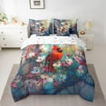 thumbnail image 2 of Feelyou Kawaii Boho Bird Bedding Comforter Set 7pcs, Retro Blossoms Flower Queen Bedding Sets, Teens Boys Girls Kids Reversible Queen Sheet Sets, Microfiber Bedroom Decor, 2 of 7