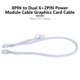 thumbnail image 4 of GPU PCIe 8 Pin Female to Double 8 Pin (6+2) Male PCIE Power Adapter Sleeved Extension Cable 8 Pin PCIe Cable for GPU, 4 of 4