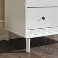 thumbnail image 6 of Walker Edison Jules 4-Drawer Solid Wood Dresser, White, 6 of 9