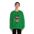 thumbnail image 3 of Black Santa Sleigh Unisex Heavy Blend™ Crewneck Sweatshirt, 3 of 7