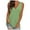 Light Green, variant on OSOLU Solid Color Summer Women Sleeveless V-Neck Shirt Oversized Casual Vest Tops Beach Fashion Holiday Dailywear